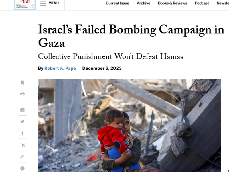 Nepavykusi Izraelio bombardavimo kampanija Gazoje