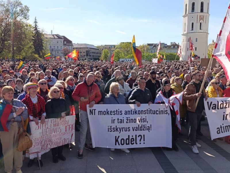 Lietuvos šeimų sąjūdžio reikalavimai&nbsp;mitinge